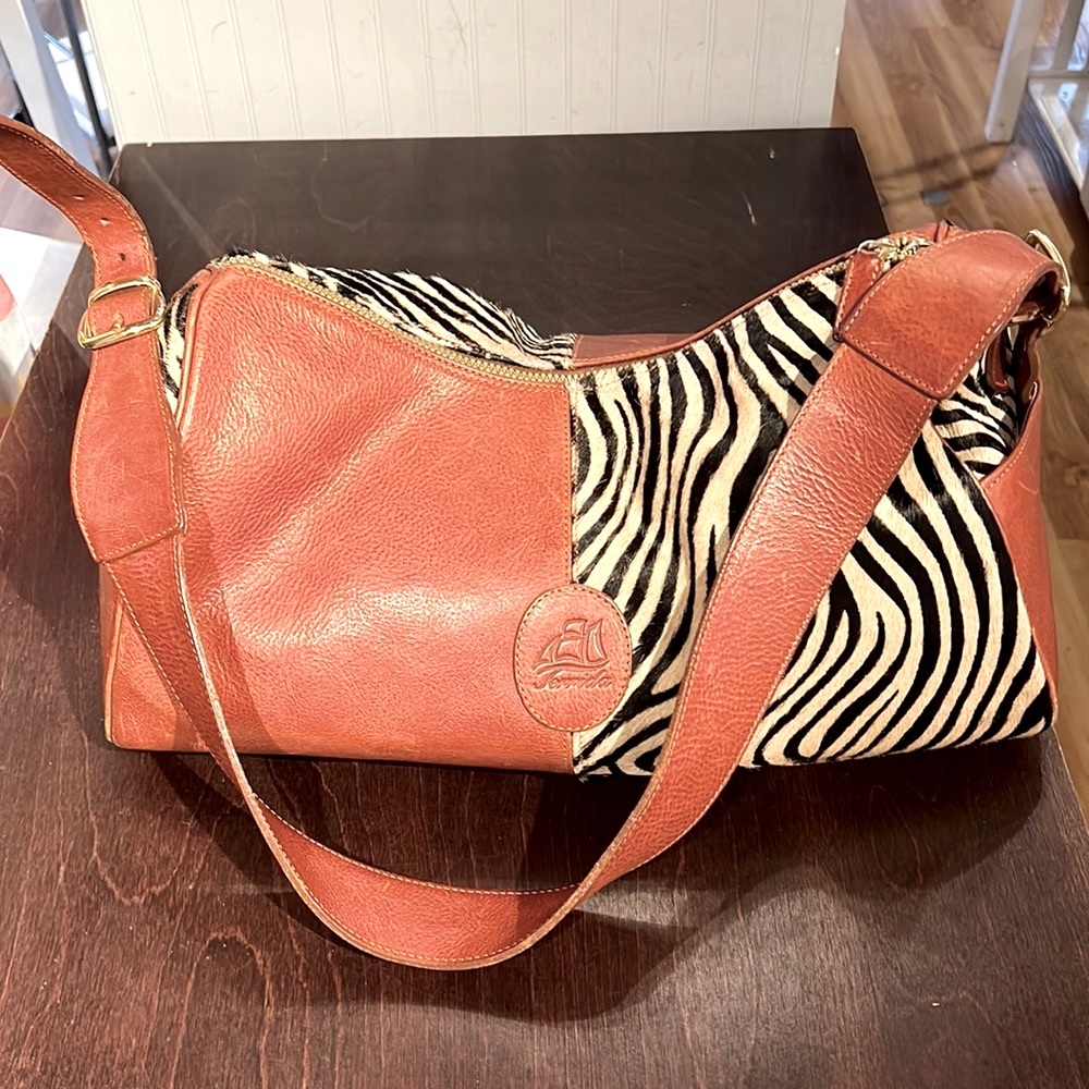 Terrida Italian leather & Calf-hair Tote